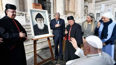Mosaico de San Charbel fue entronizado en el Vaticano