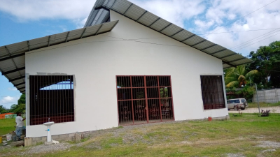 Liberianos construyen templo dedicado a San Juan Pablo II