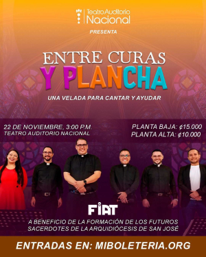 Concierto Entre Curas y Plancha, por la formaci&oacute;n de los seminaristas