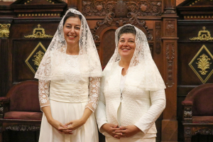 Ileana Chavez y Carolina López Castillo celebraron su Sagrada Consagración Virginal el 25 de mayo de 2019 en la Catedral Metrpolitana.