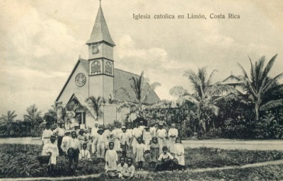Iglesia de Limón. Bendecida por Mons. Thiel el 26 de junio de 1892.