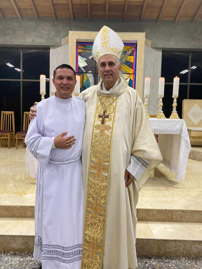 Joven cartagin&eacute;s fue ordenado di&aacute;cono en la Di&oacute;cesis de Tilar&aacute;n-Liberia