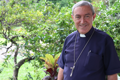 Mons Bartolom&eacute; Buigues, obispo de Alajuela.