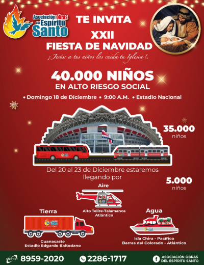 Obras del Esp&iacute;ritu Santo busca voluntarios para hacer Fiesta de Navidad