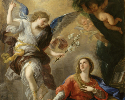 Mar&iacute;a en la Anunciaci&oacute;n