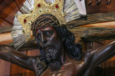 Cartagineses celebran centenario de imagen del Cristo Negro