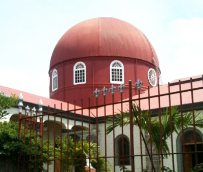 C&uacute;pula de la Parroquia Catedral Nuestra Se&ntilde;ora del Pilar.