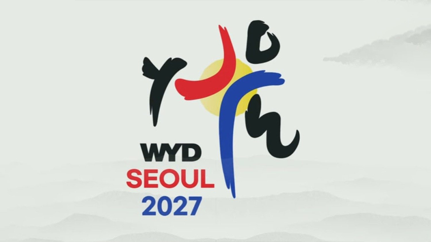 Logotipo de la JMJ de Seúl 2027.