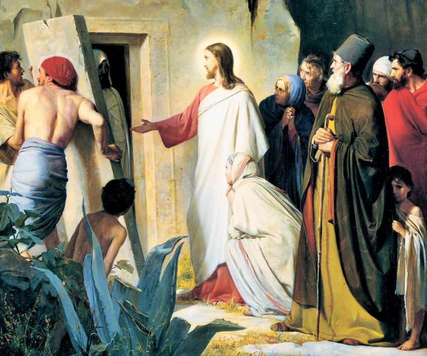 Yo soy la resurrección y la vida.