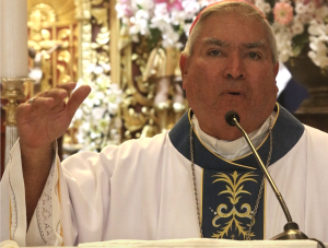 Mons. Óscar Fernández, obispo de Puntarenas.