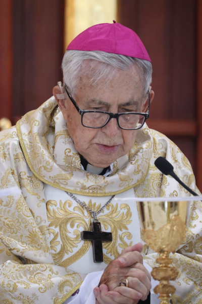 Mons. Trejos celebr&oacute; 70 a&ntilde;os de ministerio sacerdotal