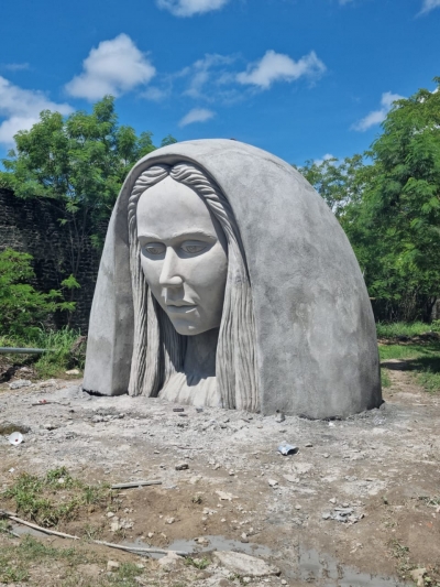 La obra estaría terminada para el 2 de Agosto, fecha en la que esperan hacer la bendición con presencia de un sacerdote.