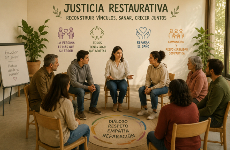 Leyes hay, falta aplicar justicia restaurativa