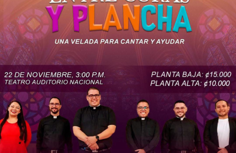 Concierto Entre Curas y Plancha, por la formación de los seminaristas