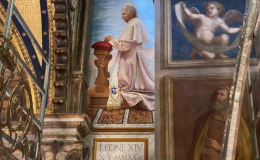 El Papa y la Virgen del Buen Consejo